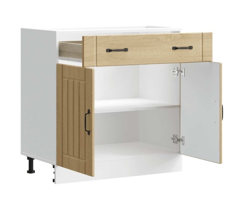 Virtuves Apakšējai Skapītis, Lucca, Ozolkoka Krāsa Vidaxl