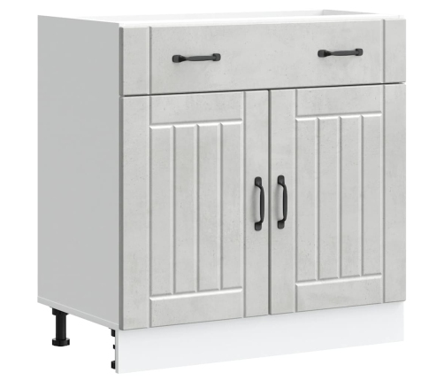Virtuves Apakšējai Skapītis, Lucca, Betona Pelēks Vidaxl