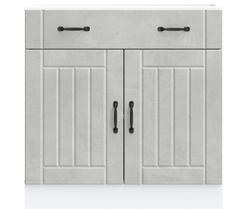 Virtuves Apakšējai Skapītis, Lucca, Betona Pelēks Vidaxl