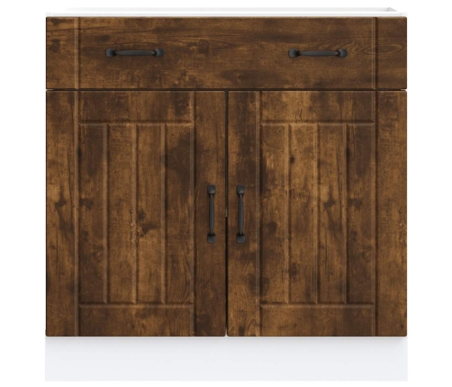 Virtuves Apakšējai Skapītis, Lucca, Ozolkoka Krāsa Vidaxl