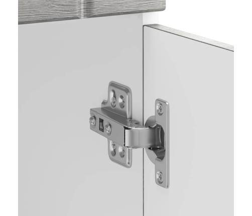 Virtuves Apakšējai Skapītis, Lucca, Pelēka Ozolkoka Krāsa Vidaxl