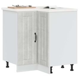 Virtuves Stūra Pamata Skapis "Lucca" Betona Pelēks Vidaxl