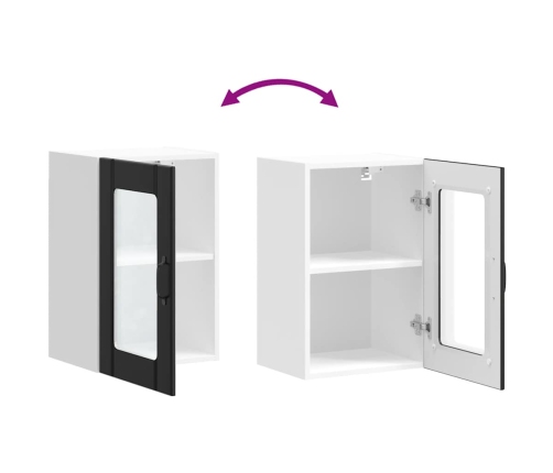 Virtuves Sienas Skapis Ar Stikla Durvīm 