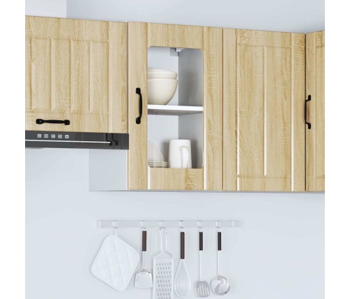 Virtuves Sienas Skapis Ar Stikla Durvīm 