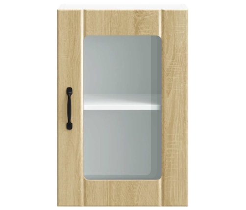 Virtuves Sienas Skapis Ar Stikla Durvīm 