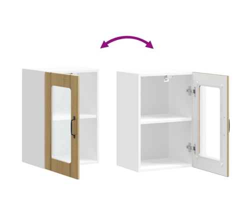 Virtuves Sienas Skapis Ar Stikla Durvīm 