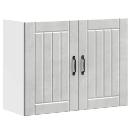 Virtuves Sienas Skapis "Lucca" Betona Pelēks Inženierijas Koks Vidaxl