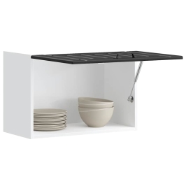 Virtuves Sienas Skapis "Lucca" Black Engineered Wood Vidaxl