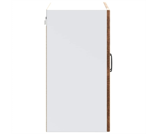 Virtuves Sienas Skapis Ar Stikla Durvīm Lucca Veca Koka Vidaxl