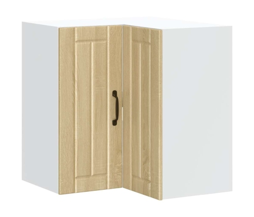 vidaXL virtuves sienas stūra skapis Lucca ozolkoka inženierijas koks