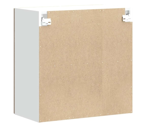 vidaXL virtuves sienas skapis ar stikla durvīm Lucca ozolkoka krāsa