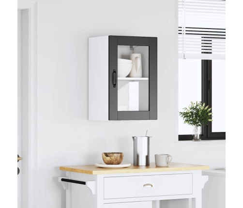 vidaXL virtuves sienas skapis ar stikla durvīm 