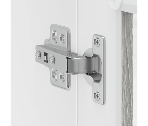 vidaXL virtuves sienas skapis ar stikla durvīm 