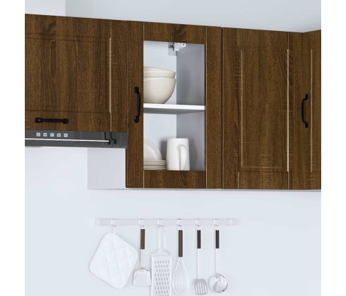 Virtuves Sienas Skapis Ar Stikla Durvīm 