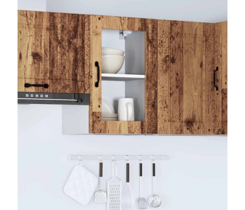 vidaXL virtuves sienas skapis ar stikla durvīm 