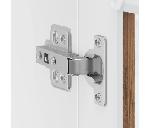 vidaXL virtuves sienas skapis ar stikla durvīm 