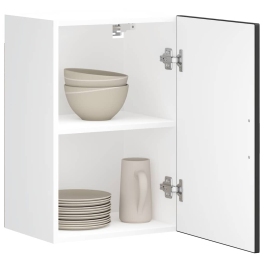 Virtuves Sienas Skapis "Porto" Black Engineered Wood Vidaxl