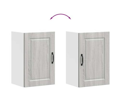 vidaXL virtuves apakšējai skapītis Porto pelēka koka inženierijas koks