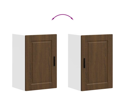 Virtuves Apakšējai Skapītis Porto Brūna Ozola Inženierijas Koks Vidaxl