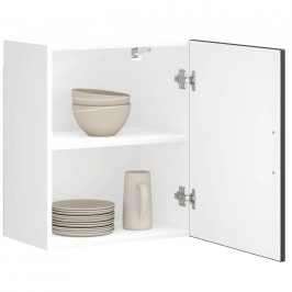 Virtuves Sienas Skapis "Porto" Black Engineered Wood Vidaxl