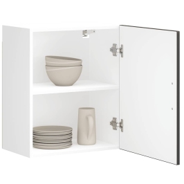 Virtuves Sienas Skapji 2 Gab "Porto" Black Engineered Wood Vidaxl