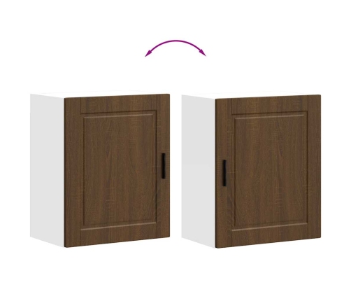 Virtuves Apakšējai Skapītis Porto Brūna Ozola Inženierijas Koks Vidaxl