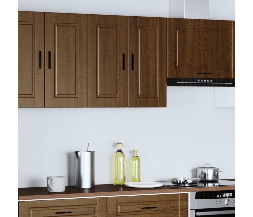 vidaXL virtuves apakšējai skapītis Porto brūna ozola inženierijas koks