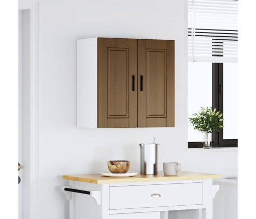 vidaXL virtuves apakšējai skapītis Porto brūna ozola inženierijas koks