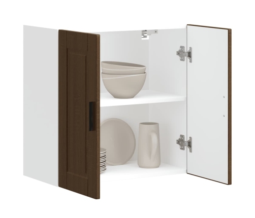 vidaXL virtuves apakšējai skapītis Porto brūna ozola inženierijas koks