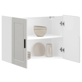 Virtuves Apakšējai Skapītis "Porto" Balts Inženierijas Koks Vidaxl