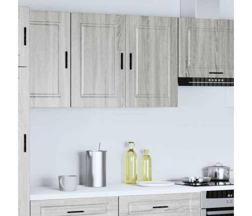 Virtuves Apakšējai Skapītis Porto Pelēka Koka Inženierijas Koks Vidaxl