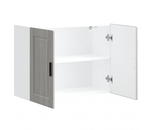 Virtuves Apakšējai Skapītis Porto Pelēka Koka Inženierijas Koks Vidaxl