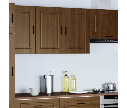 Virtuves Apakšējai Skapītis Porto Brūna Ozola Inženierijas Koks Vidaxl