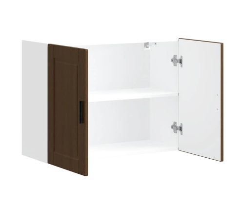 Virtuves Apakšējai Skapītis Porto Brūna Ozola Inženierijas Koks Vidaxl