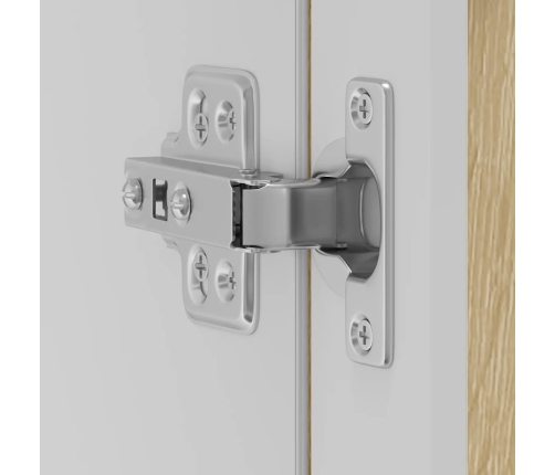 vidaXL virtuves sienas skapis ar stikla durvīm Porto ozolkoka krāsa