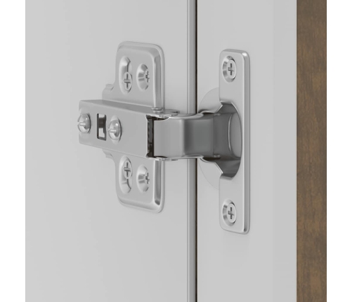 vidaXL virtuves sienas skapis ar stikla durvīm Porto ozolkoka krāsa