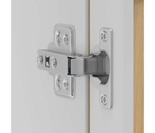 Virtuves Sienas Skapis Ar Stikla Durvīm Porto Koka Krāsā Vidaxl