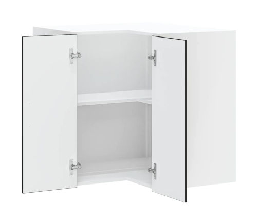 Virtuves Sienas Stūra Skapis, Porto, Melns, Inženierijas Koks Vidaxl