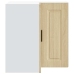 Virtuves Sienas Stūra Skapis, Porto, Ozola, Inženierijas Koks Vidaxl
