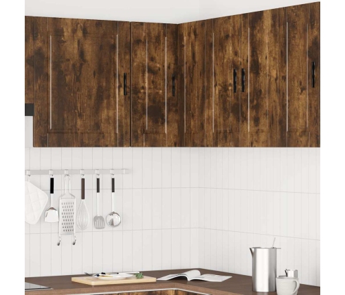 Virtuves Sienas Stūra Skapis, Porto, Ozola, Inženierijas Koks Vidaxl