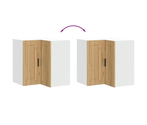 Virtuves Sienas Stūra Skapis Porto Koka Krāsa Inženierijas Koks Vidaxl