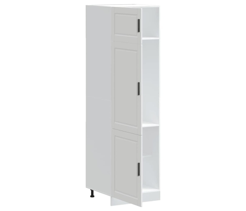 Virtuves Skapis, Porto, Balts, Inženierijas Koks Vidaxl