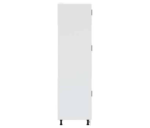 Virtuves Skapis, Porto, Balts, Inženierijas Koks Vidaxl