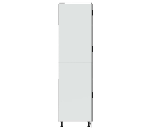 Virtuves Skapis, Porto, Melns, Inženierijas Koks Vidaxl