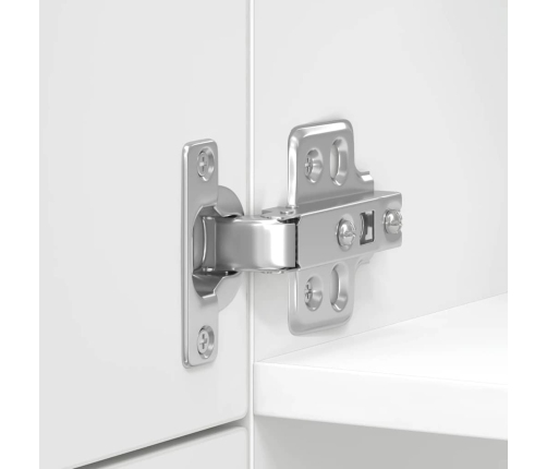 Virtuves Skapis, Porto, Spīdīgi Balts, Inženierijas Koks Vidaxl