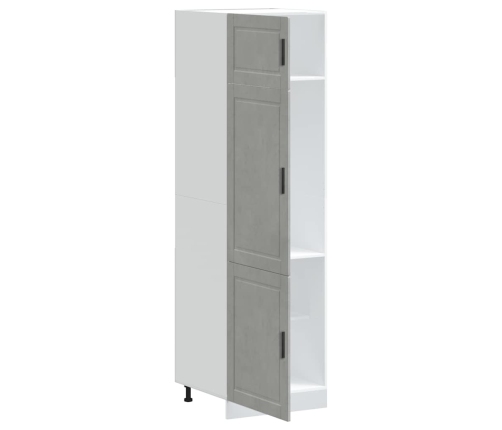 Virtuves Skapis, Porto, Betona Pelēks, Inženierijas Koks Vidaxl