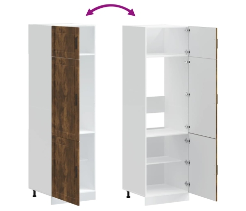 Virtuves Skapis, Porto, Ozolkoka Krāsa, Inženierijas Koks Vidaxl