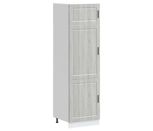 Virtuves Skapis, Porto, Pelēka Ozola, Inženierijas Koks Vidaxl