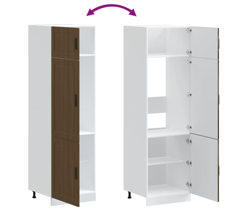 Virtuves Skapis, Porto, Brūna Ozola, Inženierijas Koks Vidaxl