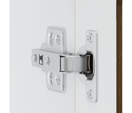 vidaXL virtuves sienas skapis ar stikla durvīm Porto brūna ozolkoka